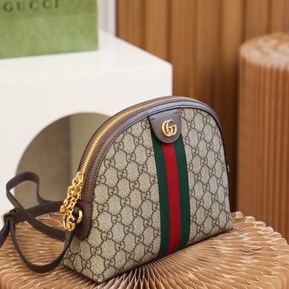 Gucci GG Supreme Ophidia Dome Small Shoulder - Picture 3 of 9
